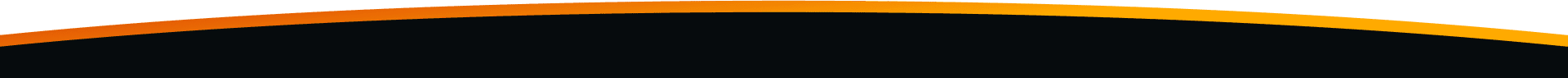 Curved Orange UI Strip Border on Dark Gray Background, Layered Bottom Line